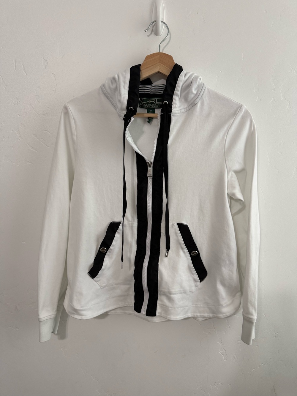 Lauren Ralph Lauren Full Zip Hoodie Jacket Sweatshirt